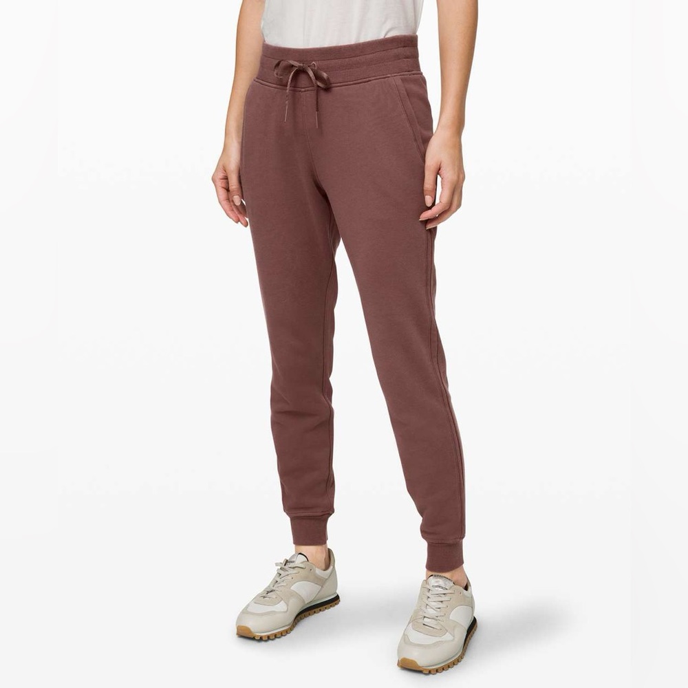 Lululemon Warm Down Jogger II in Antique Bark with 28 inch Inseam